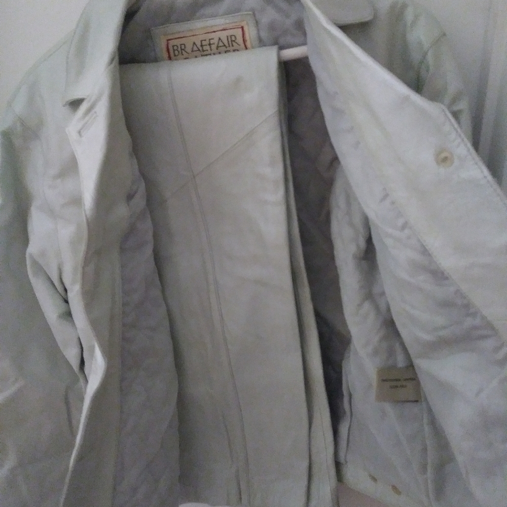 Breafair leather jacket and pant suit